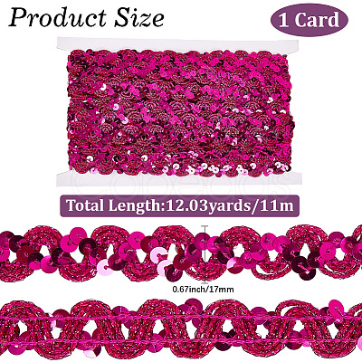 Polyester Paillette Beads OCOR-WH20004-06I-1