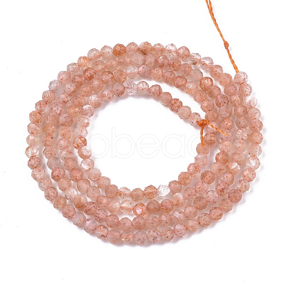 Natural Sunstone Beads Strands G-N328-002A-1