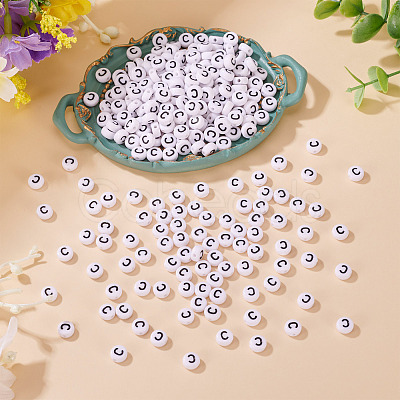 500Pcs Acrylic Beads SACR-TA0001-55C-1