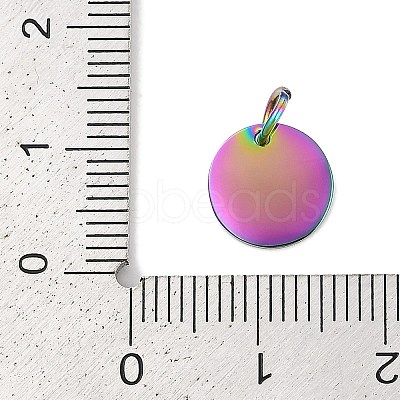 Ion Plating(IP) 304 Stainless Steel Pendants STAS-I311-32C-RC-1