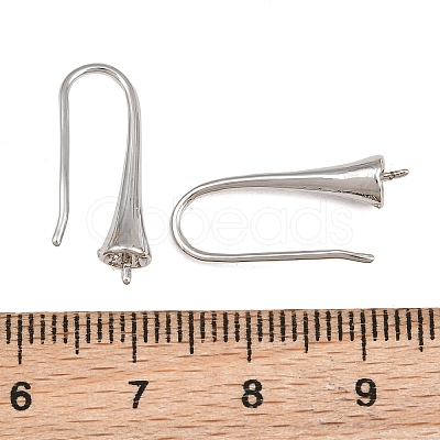 Rack Plating Brass Earring Hooks KK-CBAA482-01P-1