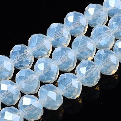 Electroplate Glass Beads Strands EGLA-A034-J10mm-A04-1