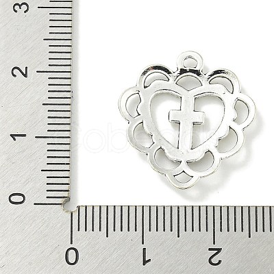 Tibetan Style Alloy Pendants TIBE-I026-6016AS-1