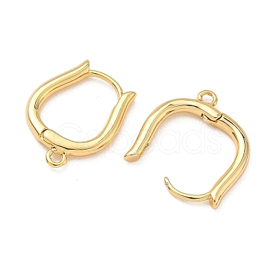SHEGRACE Brass Hoop Earrings Findings XGR0157G-87G-1