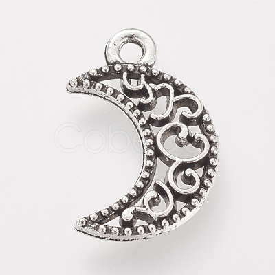 Tibetan Style Alloy Pendants X-TIBE-S306-05AS-RS-1