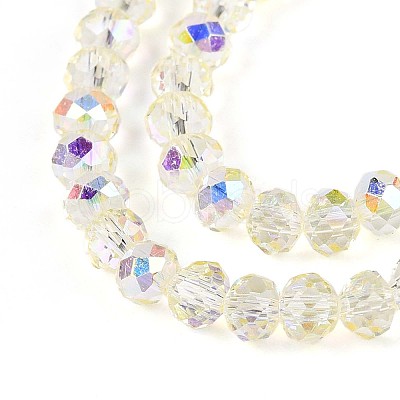 Transparent Glass Beads Strands X-EGLA-N016-6mm-05-1