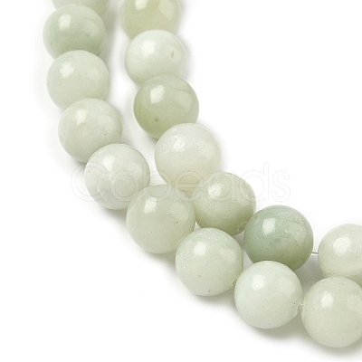 Natural Xiuyan Jade Beads Strands G-Z085-A01-10mm-1