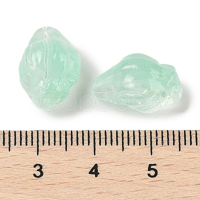 Transparent Spray Paint Glass Beads GLAA-Z011-12-1