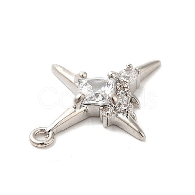 Brass Micro Pave Cubic Zirconia Pendants LS-KK-Q772-04P-1