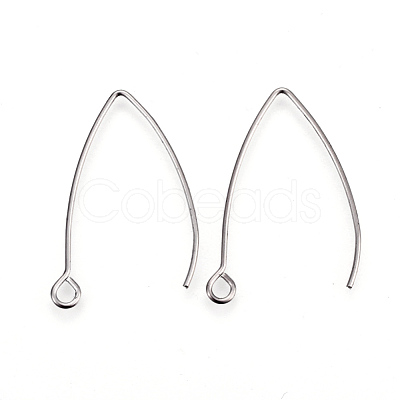 Tarnish Resistant 304 Stainless Steel Earring Hooks STAS-F191-02P-B-1