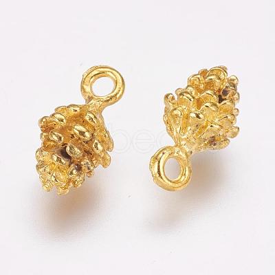 Tibetan Style Alloy Pendants TIBEP-ZA10-0909Y-G-FF-1