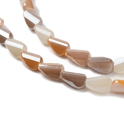 Electroplate Glass Beads Strands X-EGLA-P065-01A-03-1