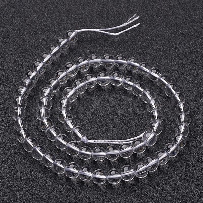 Synthetic Quartz Crystal Beads Strands X-GSR6mmA039-1-1