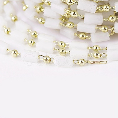 Handmade Glass Beaded Chains CHC-F008-B02-1