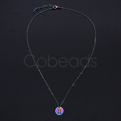 201 Stainless Steel Pendants Necklaces NJEW-S105-JN627-3-1