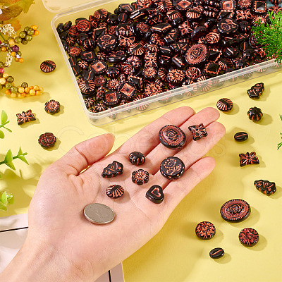 257Pcs Opaque Acrylic Beads OACR-TA0003-67-1