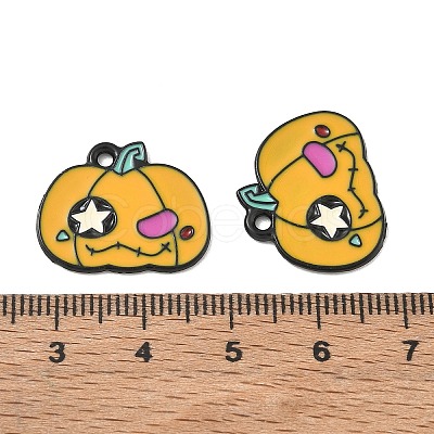Halloween Alloy Enamel Pendants AL-CBA8744-01EB-01-1
