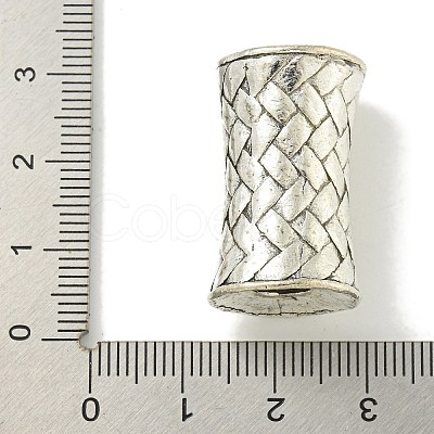 Tibetan Style Alloy European Beads FIND-U015-12AS-01-1
