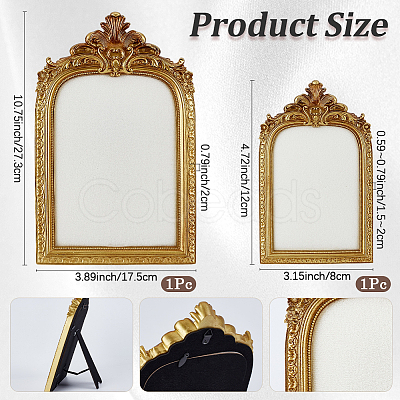 2Pcs 2 Styles TPR Covered with Velvet Necklace Display Photo Frames NDIS-SP0001-1