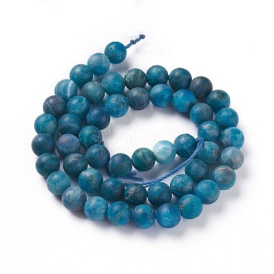 Natural Apatite Beads Strands LS-G-F617-02-8mm-1