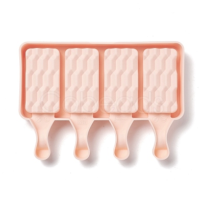 Food Grade DIY Rectangle Ice-cream Silicone Molds DIY-D062-04C-1