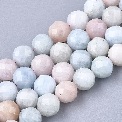 Natural Morganite Beads Strands X-G-S345-6mm-012-1