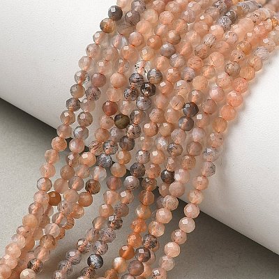 Gradient Natural Multi-Moonstone Beads Strands GG-CBA2E9C-A01-3mm-1