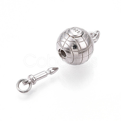 925 Sterling Silver Box Clasps STER-T007-138P-01-1