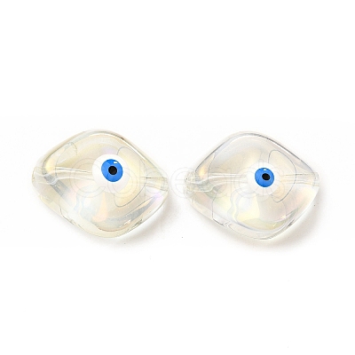 Transparent Glass Beads GLAA-F121-01H-1