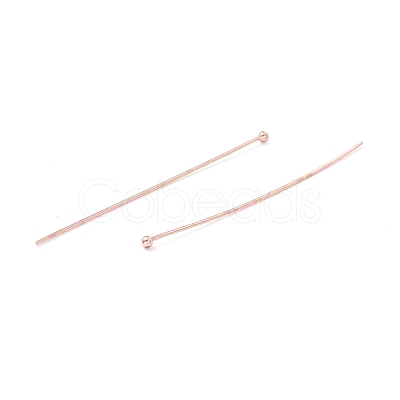Brass Ball Head Pins KK-WH0058-02D-RG-1