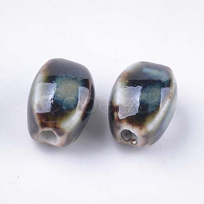 Handmade Porcelain Beads PORC-S498-07D-1
