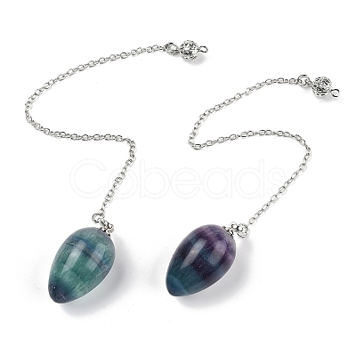 Natural & Synthetic Gemstone Dowsing Pendulums G-B139-04P-1
