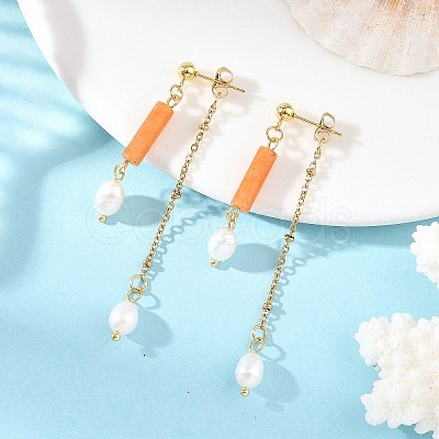 304 Stainless Steel Stud Earrings EJEW-JE07386-02-1