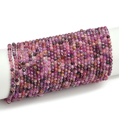 Natural Ruby Beads Strands G-P572-B01-2.5mm-1