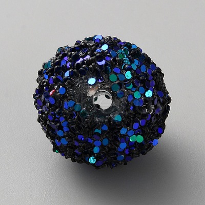 Opaque Acrylic Glitter Beads LS-FIND-CJC0010-111A-18-1