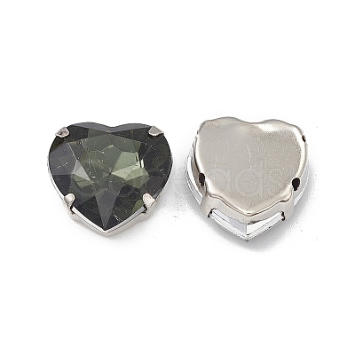 Heart Sew On Rhinestones OACR-E012-03D-P02-1