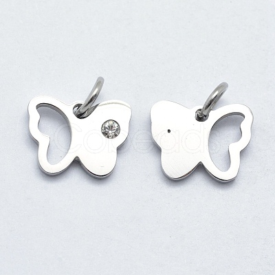 316 Surgical Stainless Steel Pendants STAS-K178-08P-1