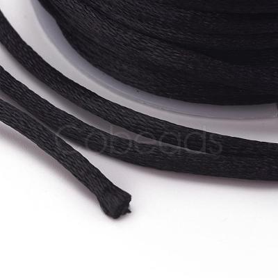 Nylon Satin Rattail Cords NWIR-L006-1mm-02-1