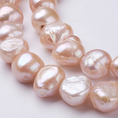 Natural Cultured Freshwater Pearl Beads Strands PEAR-P002-37-1