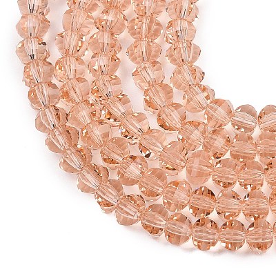 Transparent Glass Beads Strands GLAA-G125-01A-03-1