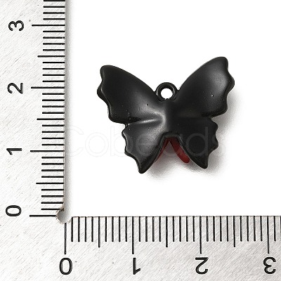 Red and Black Double Screen Alloy Pendants FIND-Z067-01B-02-1