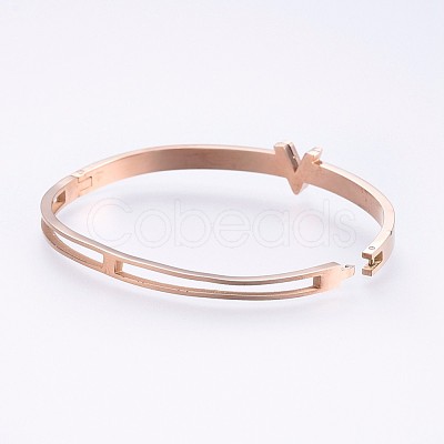 304 Stainless Steel Bangles BJEW-P223-15-1