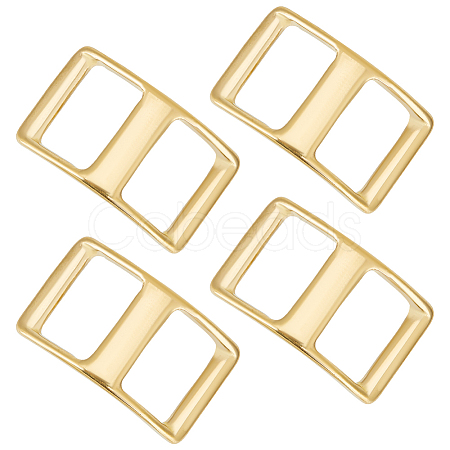 4Pcs Brass Tri-Glide Adjuster Buckles Clasps FIND-OC0003-47-1