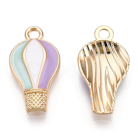 Alloy Enamel Pendants ENAM-S119-049B-1