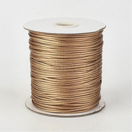 Eco-Friendly Korean Waxed Polyester Cord YC-P002-1mm-1117-1