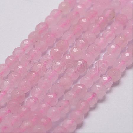 Natural Rose Quartz Beads Strands G-D840-20-4mm-1