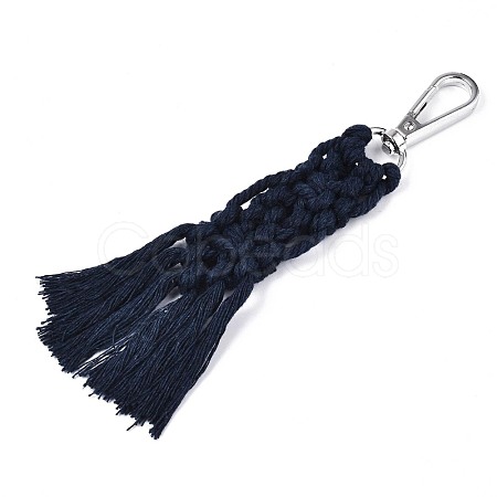 Polycotton(Polyester Cotton) Tassel Big Pendants Decorations FIND-R089-03-1
