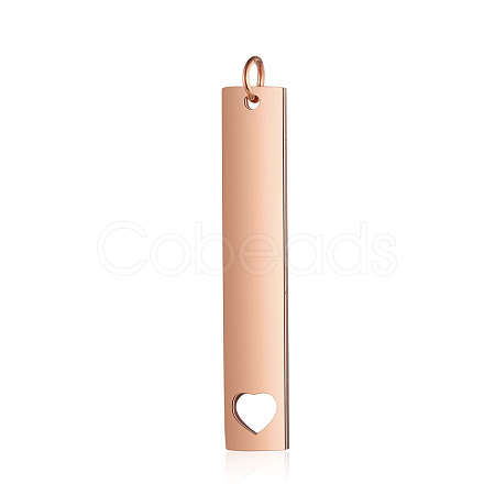 201 Stainless Steel Pendants STAS-S105-T603D-3-1
