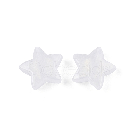 Opaque Acrylic with Glitter Powder Beads SACR-G024-15-1