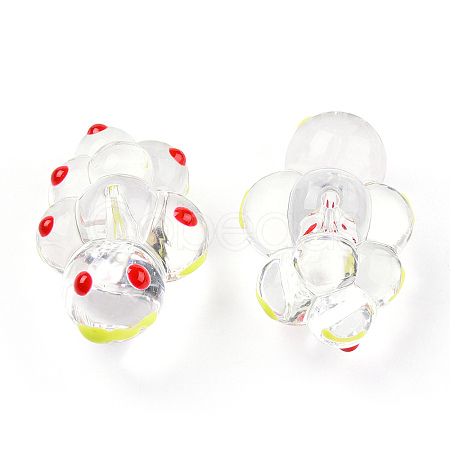 Transparent Acrylic Beads ACRC-T012-01-D01-1